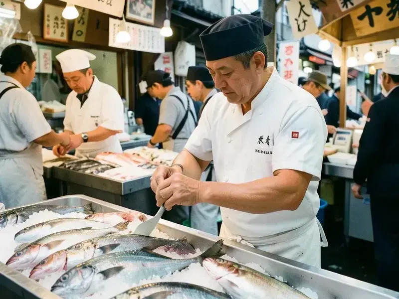 食材の選別